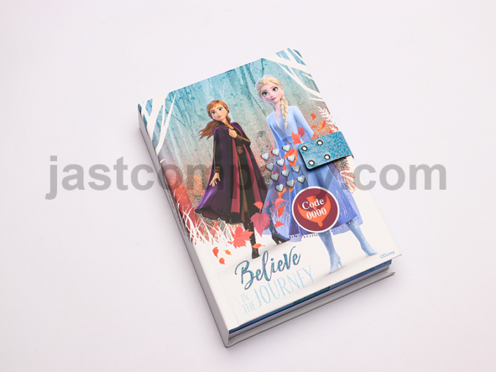 Frozen Musical Notebook With Push Code