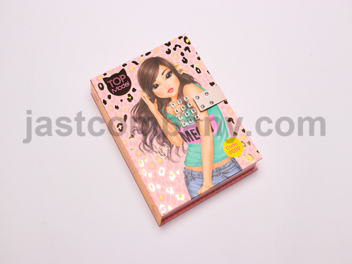 TOP MODEL Musical Diary With Push Code A