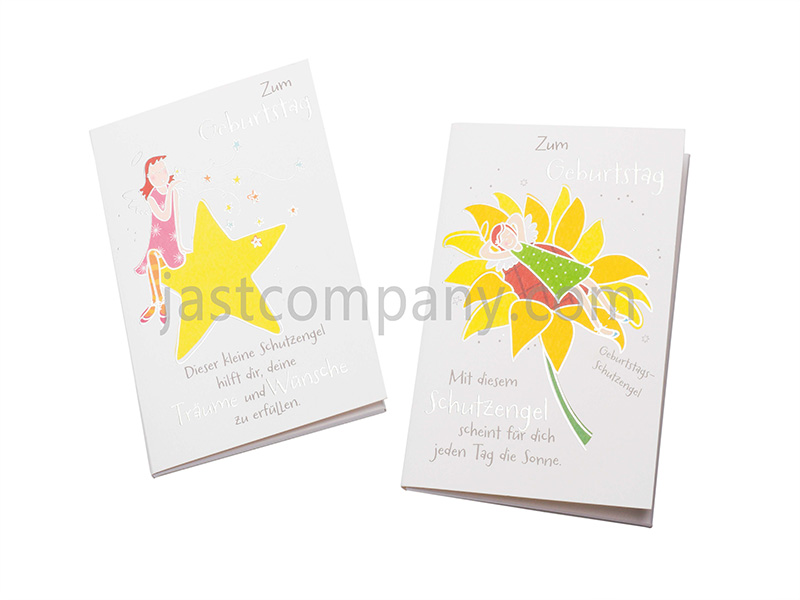 Medium Size Angel Charm Card